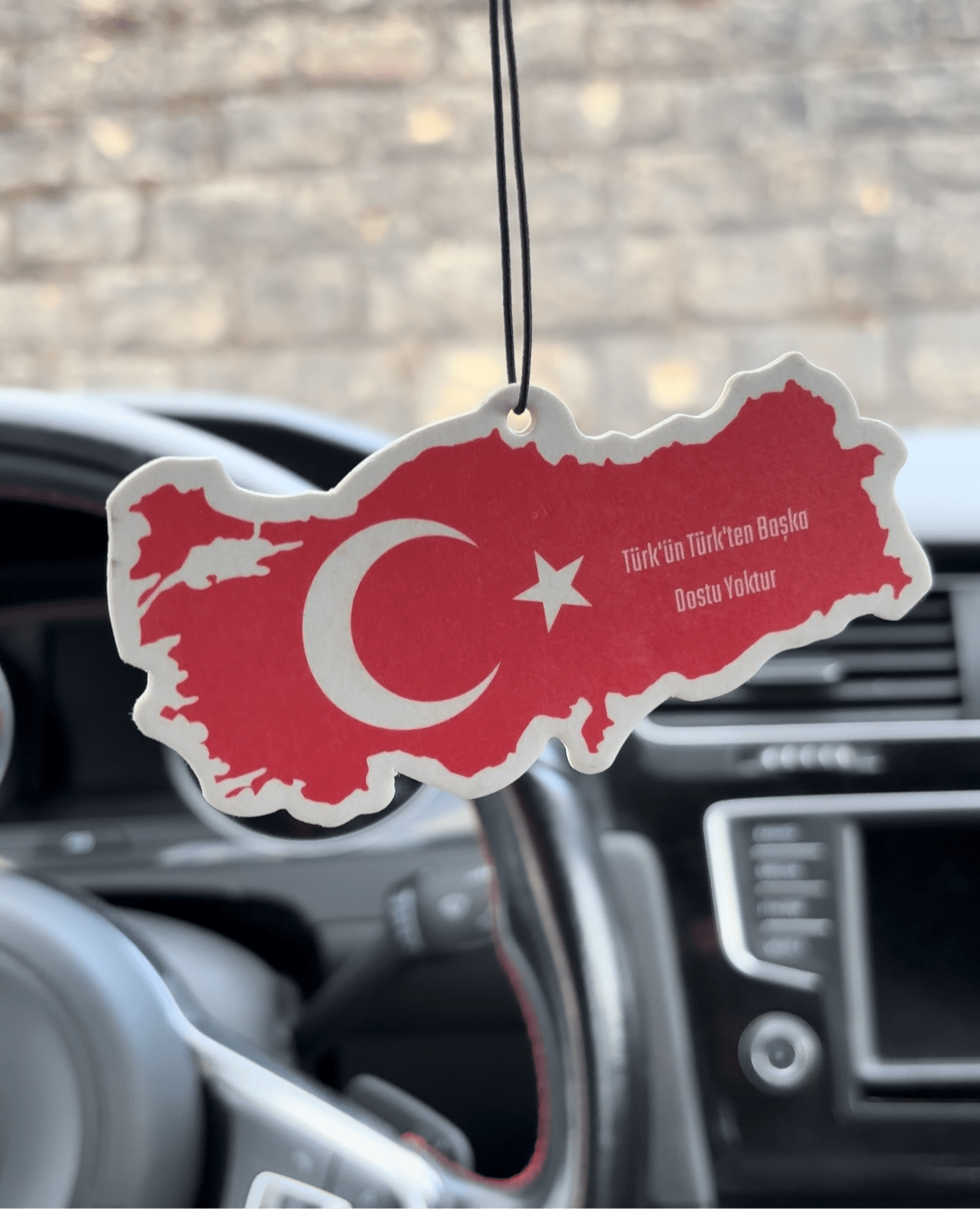 Sentorette parfumée "Türk'ün Türk’ten başka dostu yoktur" – Odeur New Car - REIS FRAGRANCES